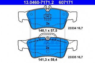 ΤΑΚΑΚΙΑ ΟΠ. MERCEDES E-CLASS S211-W211, S-CLASS C216-W220-W221, SL (ATE) WVA 23334-23335