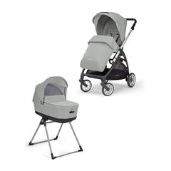 Inglesina Πολυκαρότσι Electa Duo System Greenwich Silver Με Σκελετό Silver Black KA52P0GWS