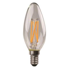 Eurolamp Λαμπα LED Κερι Crossed Filament 6.5W E14 6500K 220-240V - 147-78102