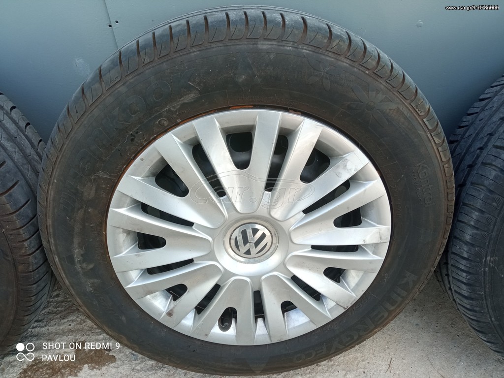 ΓΝΗΣΙΕΣ ΣΙΔΕΡΕΝΙΕΣ ΖΑΝΤΕΣ 195/65/15ΓΙΑ VW GOLF-POLO 