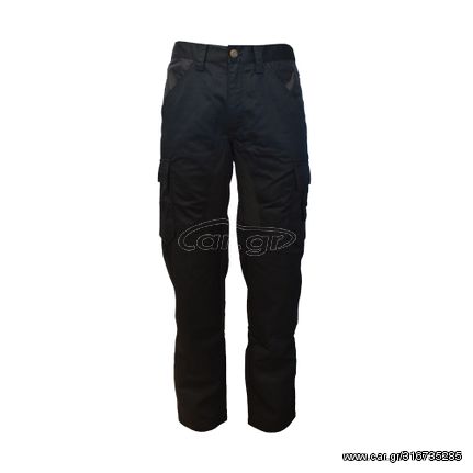 Παντελόνι εργασίας MOLOSSOS CROW από 35% βαμβάκι χρώμα Μαύρο ( 04.03.CROW )