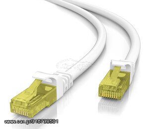 POWERTECH καλώδιο U/UTP Cat 5e CAB-N207, CCA 26AWG 0.4mm, 0.25m, γκρι