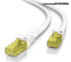 POWERTECH καλώδιο U/UTP Cat 5e CAB-N209, CCA 26AWG 0.4mm, 1m, γκρι