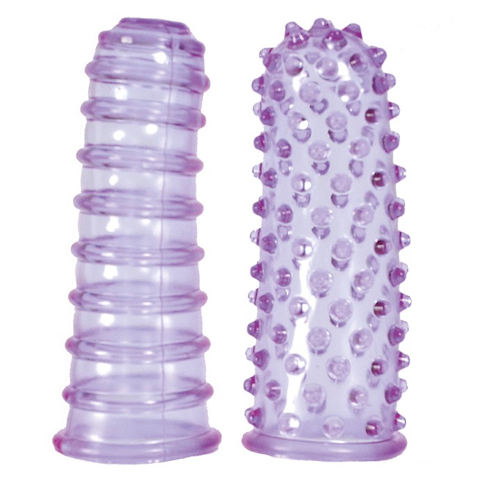 LUST FINGERS SOFT + BUMPY PURPLE 8 cm