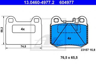 ΤΑΚΑΚΙΑ ΟΠ. MERCEDES M-CLASS W163 (ATE) WVA 23157