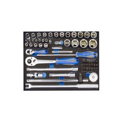 9-7560MRV01 Σετ Καρυδάκια 1/4''-1/2'' Εξάγωνο, Καστάνια, Μανέλα 60τμχ - ΣΥΛΛΟΓΕΣ ΠΛΗΡΗΣ - KING ΤΩΝΥ (#9-7560MRV01)