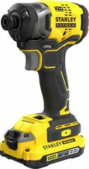 ΠΡΟΣΦΟΡΑ!!ΝΕΑ ΣΕΙΡΑ V20 Stanley Fatmax Brushless ΕΠΑΓΓΕΛΜΑΤΙΚΟ Κρουστικό Κατσαβίδι Μπαταρίας 18V 2x2Ah Ροπη 190Nm-thumb-1