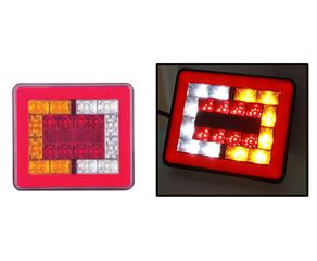 ΣΕΤ ΦΑΝΑΡΙΑ ( ΖΕΥΓΑΡΙ )  ΠΙΣΩ 24V LED 13.5 CM X 11 CM