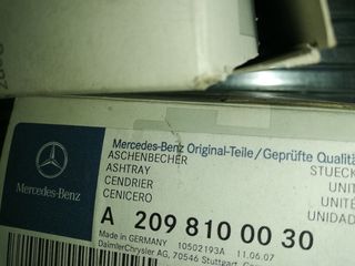 Σταχτοδοχείο Κεντρικής Κονσόλας Mercedes CLK W209 A2098100030 Γνήσιο BENZ W209-thumb-2