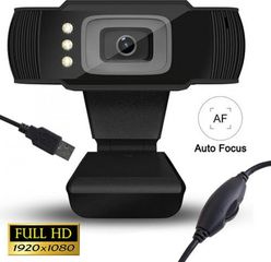 LAMTECH FULL HD USB WEB CAMERA WITH LED 1080P - (LAM021509)