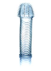 Stymulator-Penis Sleeve BLUE 14.5 cm-thumb-2