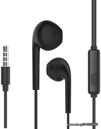 CELEBRAT earphones G12 με μικρόφωνο 14.2mm 1.2m μαύρο - (G12-BK)