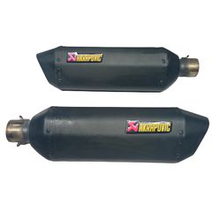 ΣΕΤ ΕΞΑΤΜΙΣΕΩΝ AKRAPOVIC ΜΑΤ ΜΑΥΡΟ Φ48