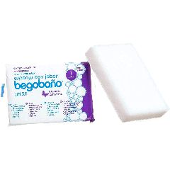 Σφουγγάρι σαπουνιού μιας χρήσης υποαλλεργικό Begobaño 13cm x 7,5cm (1 τεμάχιο)