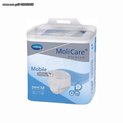 Hartmann Molicare Mobile Βρακάκι ενηλίκων βαριάς ακράτειας ημέρας MEDIUM(14 τεμάχια)