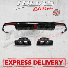 MERCEDES BENZ S CLASS W222 REAR DIFFUSER Type BRABUS / ΟΠΙΣΘΙΟΣ ΔΙΑΧΥΤΗΣ 