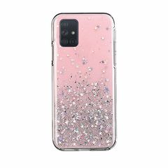 Wozinsky Star Glitter Shining Cover for Samsung Galaxy M31s pink