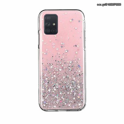 Wozinsky Star Glitter Shining Cover for Samsung Galaxy M31s pink