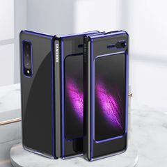 Plating Case hard case Electroplating frame Cover for Samsung Galaxy Fold blue-thumb-1