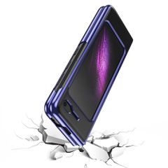 Plating Case hard case Electroplating frame Cover for Samsung Galaxy Fold blue-thumb-2
