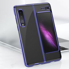 Plating Case hard case Electroplating frame Cover for Samsung Galaxy Fold blue-thumb-3