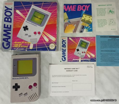 Game Boy ΣΤΟ ΚΟΥΤΙ ΤΟΥ, κομπλε, αριστη κατασταση, για συλλεκτη