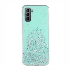 Wozinsky Star Glitter Shining Cover for Samsung Galaxy S21+ 5G (S21 Plus 5G) green