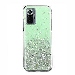 Wozinsky Star Glitter Shining Cover for Xiaomi Redmi Note 9T 5G green