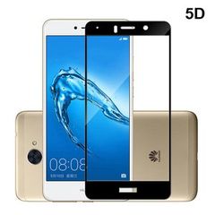 POWERTECH Tempered Glass 5D, Full Glue, Huawei Y7/Y7 Prime (2017), μαύρο