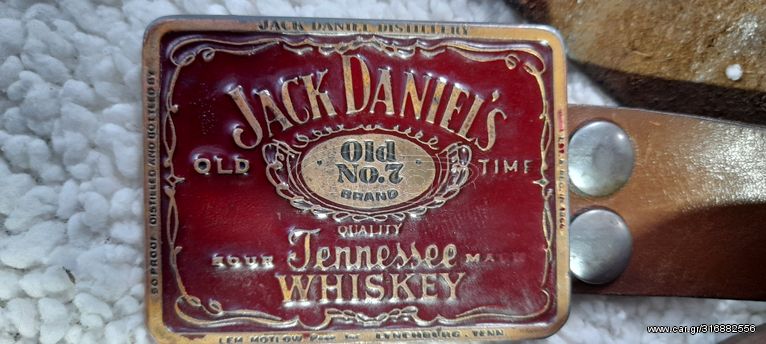 JACK DANIELS.olt no 7brano..συλλεκτική δερμάτινη μεγάλη  ζώνη σε καφέ χρωμα Αν θέλετε δεστε όλες τις αγγελίες μου κάτω από το όνομα μου ευχαριστώ για το χρόνο σας