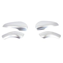 Καπάκια Καθρεφτών Για VW Golf VI (6) 08-12, Touran 10-15 Brushed Aluminium Πάνω-Κάτω Σετ 4 Τεμάχια