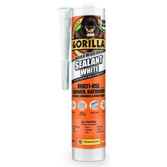 100% Σιλικόνη Λευκή σε Φυσίγγιο 295ml Gorilla Sealant White