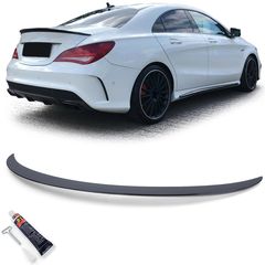 Αεροτομή πορτ-μπαγκάζ πίσω σπόιλερ σπορ sport  Trunk lid spoiler  μαύρο γυαλιστερό για  Mercedes CLA C117 από 13