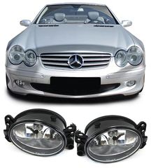 Προβολείς ομίχλης H11 από καθαρό γυαλί για Mercedes W204 W164 W463 W209 W219 W169 W211 Σετ Φωτα ομίχλης προβολείς Διαφανή LED ζεύγος αριστερά δεξιά  ζευγάρι προφυλακτήρα