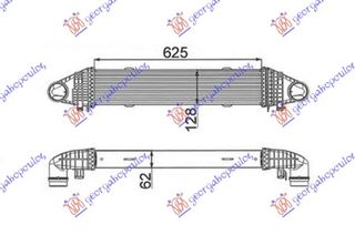 ΨυγείουINT.1,8i16VΒ.-2,1CDi(62x12)KW100-150 / MERCEDES E CLASS (W207) COUPE/CABRIO 09-13 / 2045000100 - 1 Τεμ