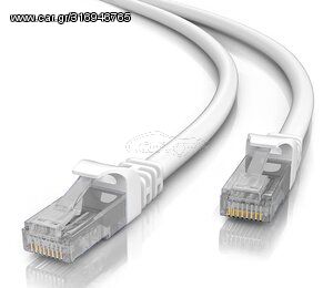 POWERTECH καλώδιο U/UTP Cat 5e CAB-N184, CCA 26AWG 0.4mm, 0.5m, γκρι