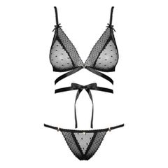 Obsessive Bowessa Bra with Panties-thumb-1
