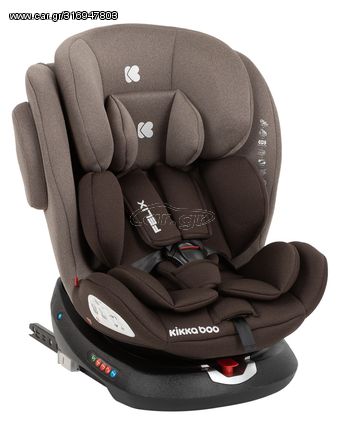 Kikkaboo Παιδικό Κάθισμα Αυτοκινήτου Felix ISOFIX Brown 0-36Kg 31002070044