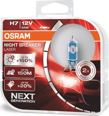 Osram H7 Night Breaker Laser +150% 12V