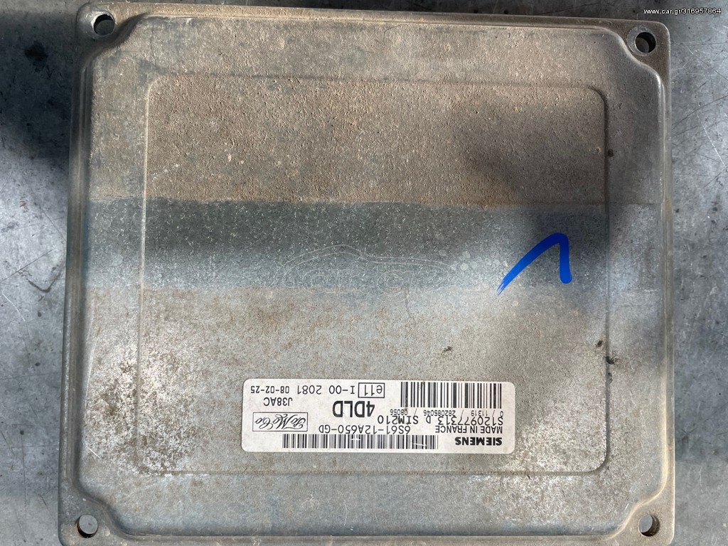 Εγκέφαλο κινητήρα Ford Fiesta  Fusion  Mazda 2   02-08 6S61-12A650-GD
