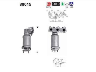 ΚΑΤΑΛΥΤΗΣ SEAT IBIZA III 1.2cc 2007-2008 KARALOIZOS exhaust