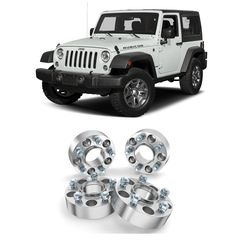 Jeep Wrangler (JK) 2007-2018 Αποστάτες Τροχών 2,5 Πόντων [Με Κέντρο]
