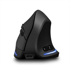 MEDIA-TECH VERTIC RF MT1123 Wireless vertical mouse RF 2400 DPI Black-thumb-4