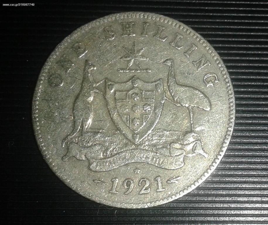 1 shilling  1921 ,  AUSTRALIA