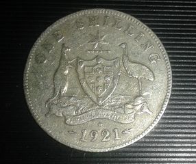 1 shilling  1921 ,  AUSTRALIA