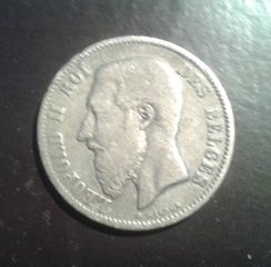 50 centimes  1886 , BELGIUM -thumb-1