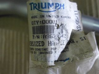 Τιμονι Oversize Αλουμινιου γνησιο TRIUMPH Speed Triple,Street Triple  κλπ-thumb-1