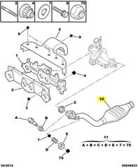 ΚΑΤΑΛΥΤΗΣ XANTIA TURBO (γνήσιο προσφορά) 173148