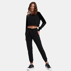 BodyTalk Γυναικείο jogger παντελόνι Μαύρο 1212-908900
