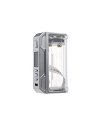 Thelema Quest 200W Box Mod by Lost Vape - Clear Series - SILVER